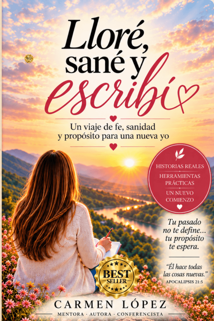 Portada del libro Lloré, sané y escribí de Carmen López